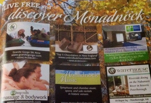 Discover Monadnock in New Hampshire invites you, along with many destinations, to "discover" it.